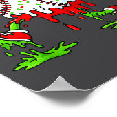 Poster Dripng Ice Cream Baseball Santa Hat, Xmas Pajama K (Coin)