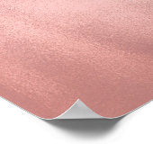 Poster Dripping in Rose Gold Glitter Pretty Pink Drips (Coin)