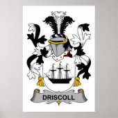 Poster Driscoll Family Crest (Devant)