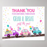 Drive By Birthday Party Girl attraper un symbole d