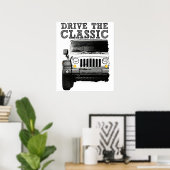 Poster drive the classic-jeep (Bureau à domicile)