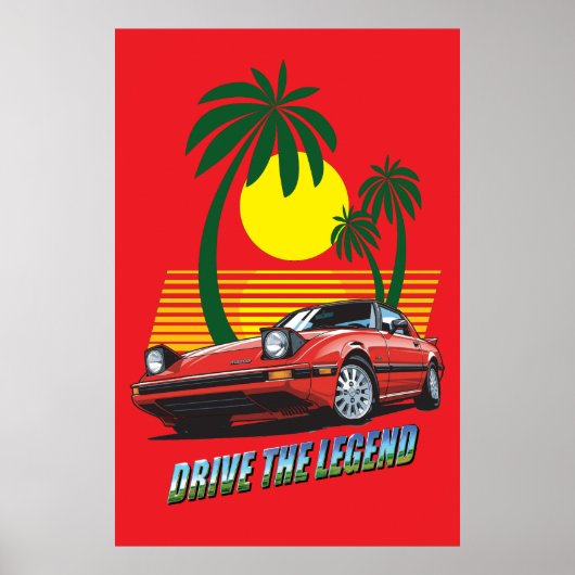 Poster 'Drive the Legend' v02 (Devant)