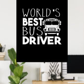 Poster Driver du Meilleur Bus (Bureau à domicile)