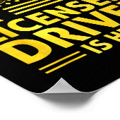 Poster Driving License Ped New Driver Permit Driving Scho (Coin)