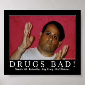 Poster Drogues Mauvaises !