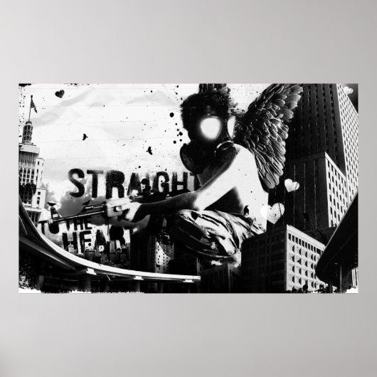 Poster Droit au coeur (Devant)