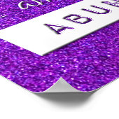 Poster Droit d'attraction Argent Richesse Yoga Citation p (Coin)