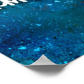 Poster Droit d'attraction Citation de manifeste d'argent (Coin)