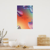 Poster Droit d'attraction Inspirational Aura Citation (Cuisine)