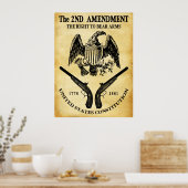 Poster Droit De Porter Des Armes (Cuisine)