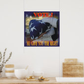 Poster Droit de vote (Cuisine)