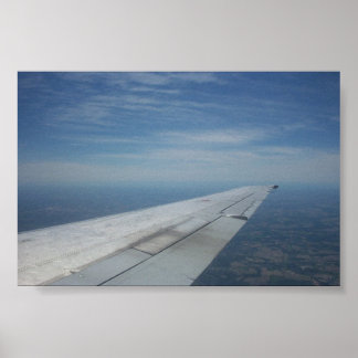 Poster Droite au-dessus de Détroit