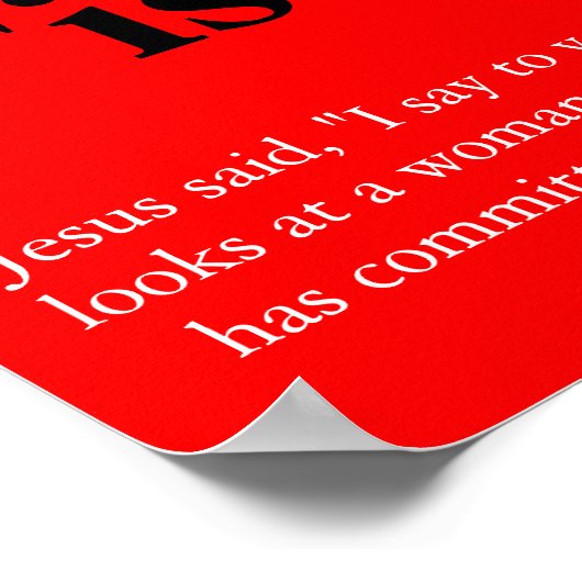 Poster Droite et erronée (Coin)