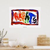 Poster Droits (Cuisine)