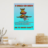 POSTER DROITS DES ANIMAUX (Cuisine)