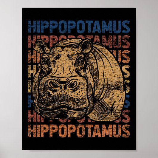 Poster Droits des animaux Zookeeper Afrique Idée cadeau H (Devant)