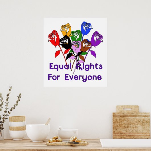 Poster Droits égaux (Cuisine)