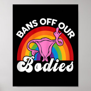 Poster Droits Interdit De Notre Corps Uterus Moyen Finger