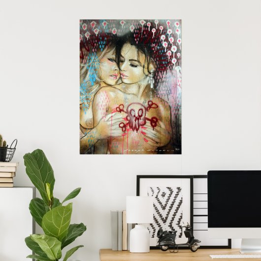 Poster Drôle (Bureau à domicile)