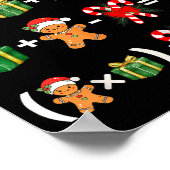 Poster Drôle 67 Mème Bonbon Joyeux Santa Prof de Maths Ch (Coin)