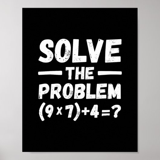 Poster Drôle 67 Meme Pemdas Humour Prof de Maths Élémenta (Devant)