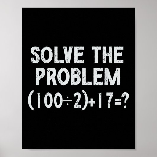 Poster Drôle 67 Mème Pemdas Prof de maths élémentaire Cer (Devant)