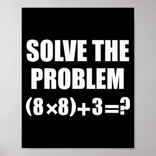 Poster Drôle 67 Mème Pemdas Prof de Maths Élémentaire Cer (Devant)