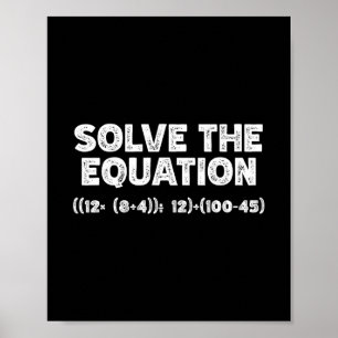 Poster Drôle 67 Meme Pemdas Prof de maths élémentaire Cer