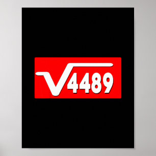 Poster Drôle 67 Mème Racine Carrée 4489 Argot Prof de Mat