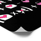 Poster Drôle 67 Mème Saint-Valentin Prof de Maths Arc Six (Coin)