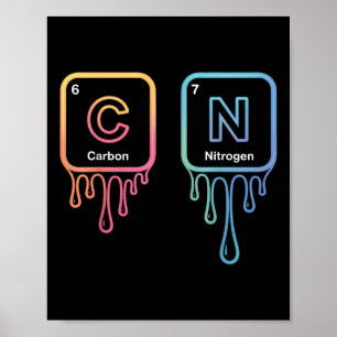 Poster Drôle 67 Mème Science Chimie Nerd Humour Périodiqu