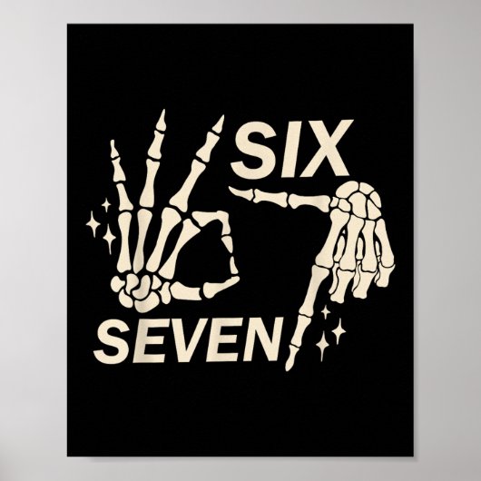 Poster Drôle 67 Six Sept Mème Couple Correspondant Hallow (Devant)