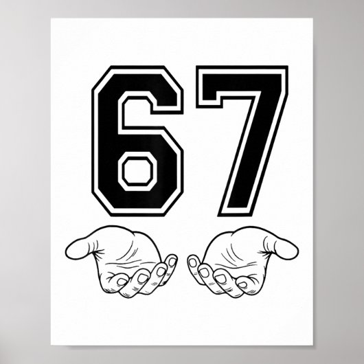 Poster Drôle 67 Six Sept Mème Couple Correspondant Hallow (Devant)