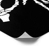 Poster Drôle 67 Six Sept Mème Halloween Squelette Mains (Coin)