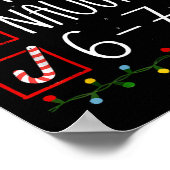 Poster Drôle 67 Six Sept Mème Noël Naughty Nice Lis (Coin)