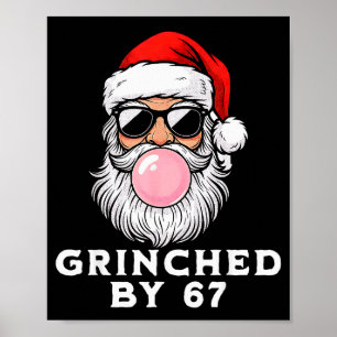 Poster Drôle 67 Six Sept Xmas Meme Brainrot 67 Édité par