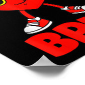 Poster Drôle 6 7 Mème 67 Six Sept Bruh Saint-Valentin Cœu (Coin)