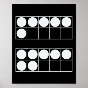 Poster Drôle 6 7 Nombre Math Enseignants Élèves Six Sept