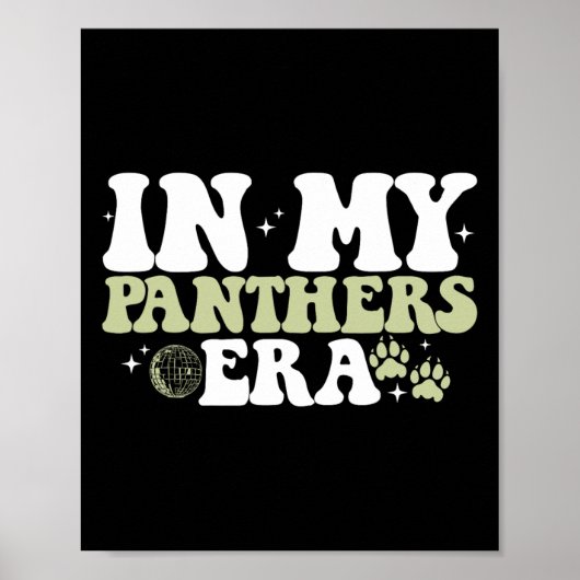 Poster Drôle à l'époque de mes Panthers retour au jeu de (Devant)