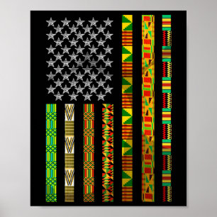 Poster Drôle Africain-Américain Cadeau mignon Junetdix Dr