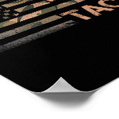 Poster Drôle Allons-y Taco 3 (Coin)