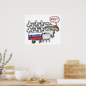 Poster Drôle anti-Poutine (Cuisine)