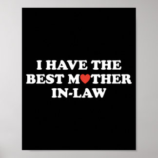 Poster Drôle Avoir La Meilleure Belle-Mère Drôle Parent H