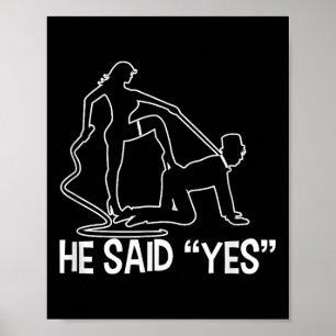 Poster Drôle Bachelor Party Dit Groom Bride Mariage Ce