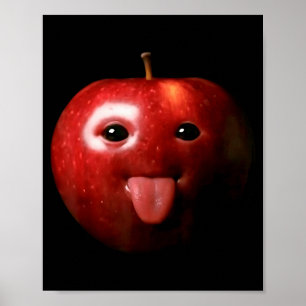 Poster Drôle Bête Ai Gen Z Mème Brainrot Humour Langue Ou