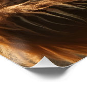 Poster Drôle Bigfoot jouer Pickleball (Coin)