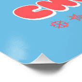 Poster Drôle Bigfoot - Joyeux Noël (Coin)