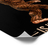 Poster Drôle Bigfoot Un Mec Comme Moi Est Difficile À Tro (Coin)