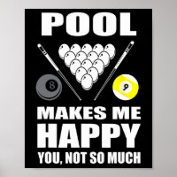 Drôle Billard Pool Me Rend Heureux Que Tu Ne Sois