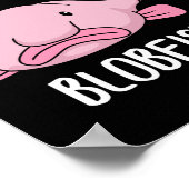 Poster Drôle Blobfish Cadeaux filles garçons Blobfish sou (Coin)